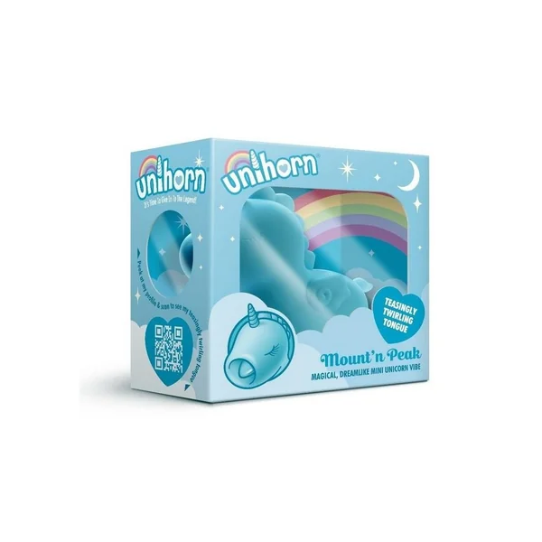 Unihorn Mount'n Peak Pointed Flicking Tongue Vibrator pink