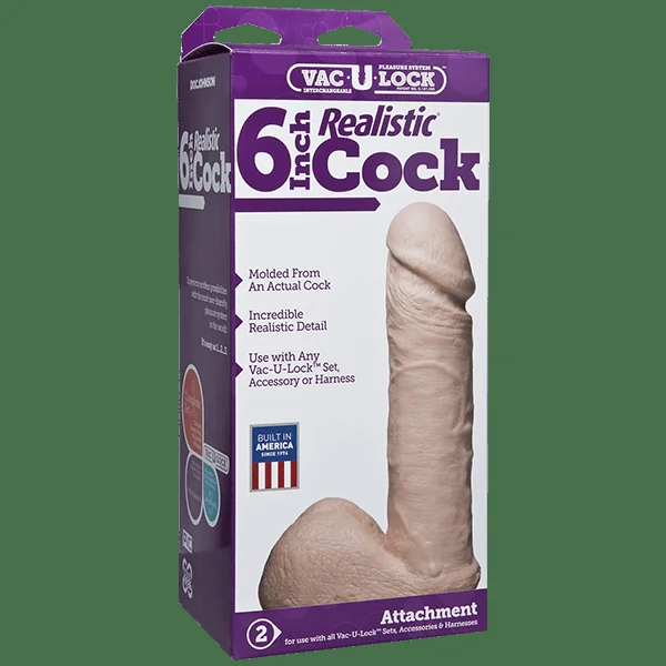 Vac-U-Lock 6" Realistic