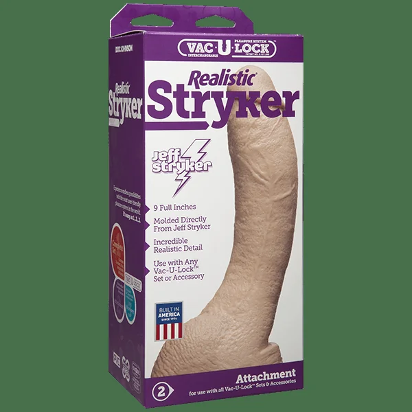 Vac-u-lock 9" Stryker Realistic - White