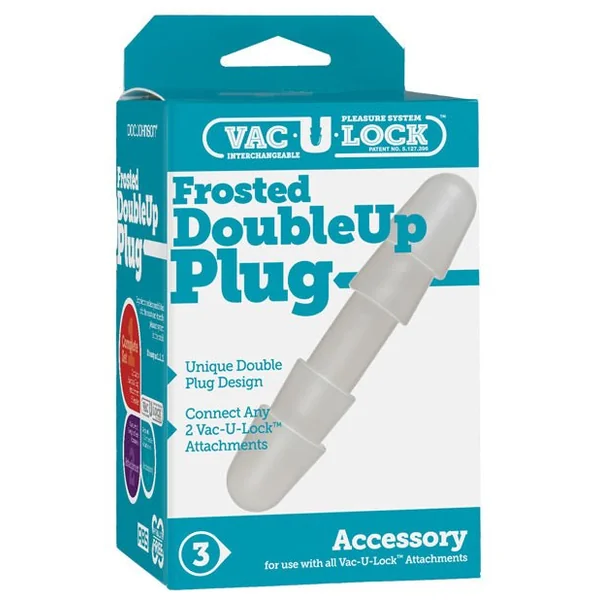 Vac-u-lock Double Up Plug - White