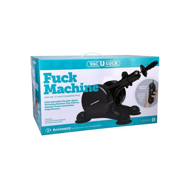 Vac-U-Lock Fuck Machine - Black