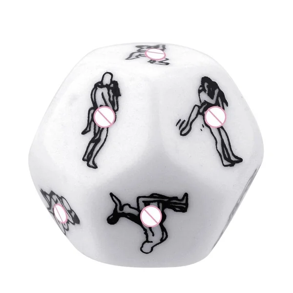 VATINE 12 Sides Sex Dice Humour Gambling Erotic Craps Dice Love Sexy Posture Sex Toys for Couple Adult Game