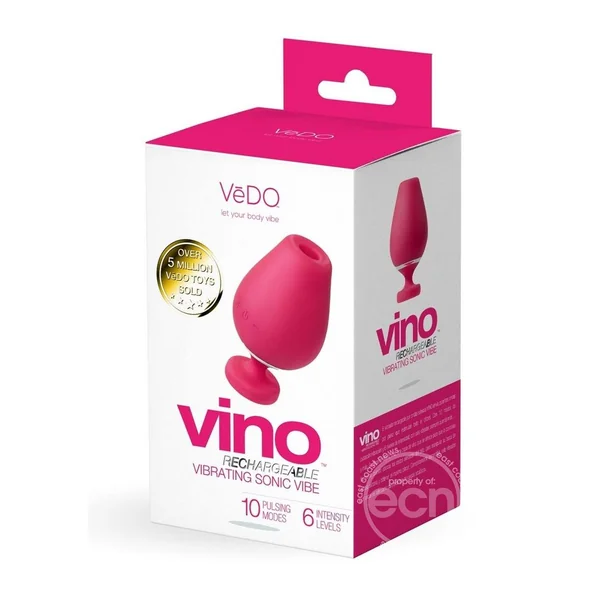 VeDo Vino Silicone Rechargeable Sonic Vibrator - Pink