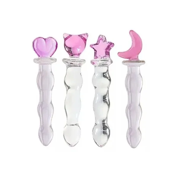 Vibes of Pleasure Crystal Glass Plug
