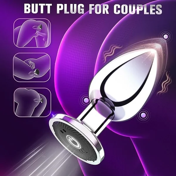 Vibrating Anal Plug Butt Plug Anal Beads Vibrator With Remote Control For Men And Women Adult Sex Toy With 10 Vibration Modes Anal Sex Toy Prostate Massager For Couples Adults