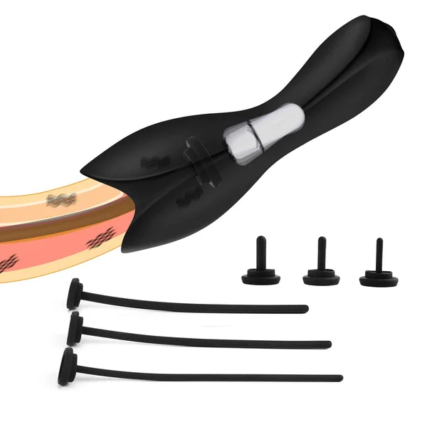 Vibrating Urethral Sound - 6 Separable Plugs