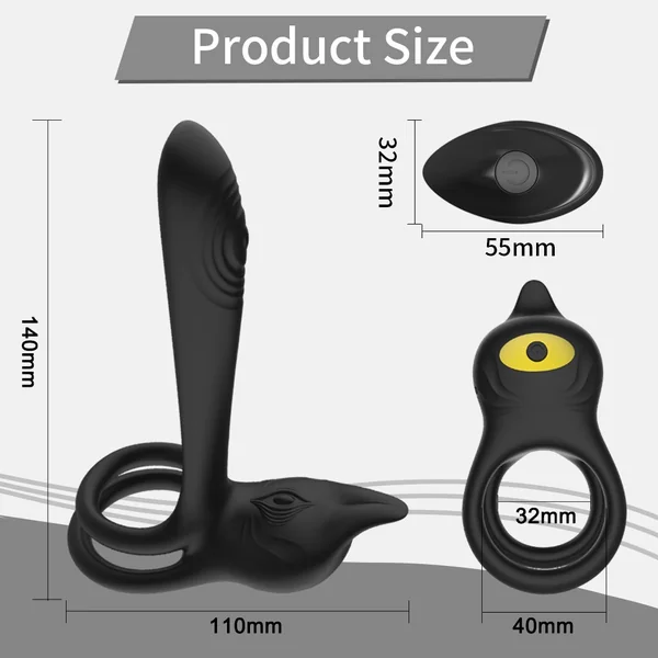 Vibrator For Couple,G Spot 2 In 1 Vibrating Cock Ring With 10 Modes, Men’s Penis Vibrators Clitorals Stimulator For Women,Adult Sex Toys