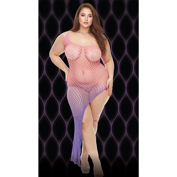 VIOLET SKY OFF-THE-SHOULDER MINI DRESS