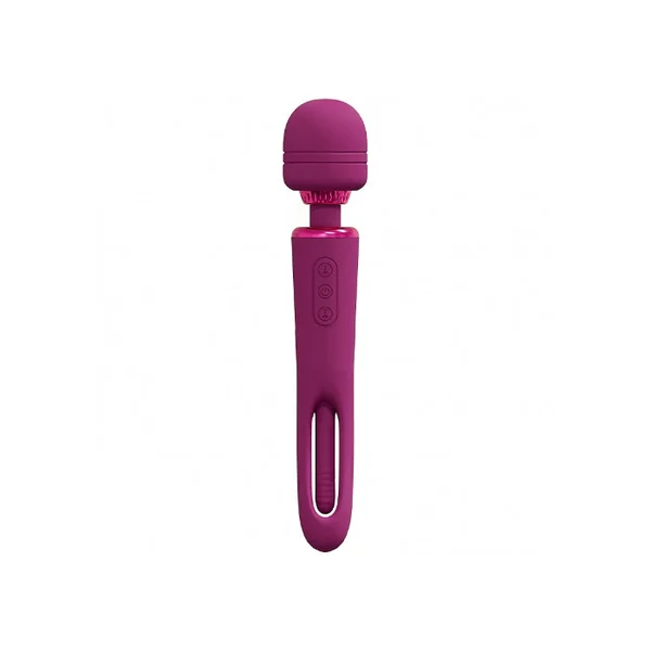 VIVE Kiku Rechargeable Double Ended Wand with G-Spot Flapping Stimulator