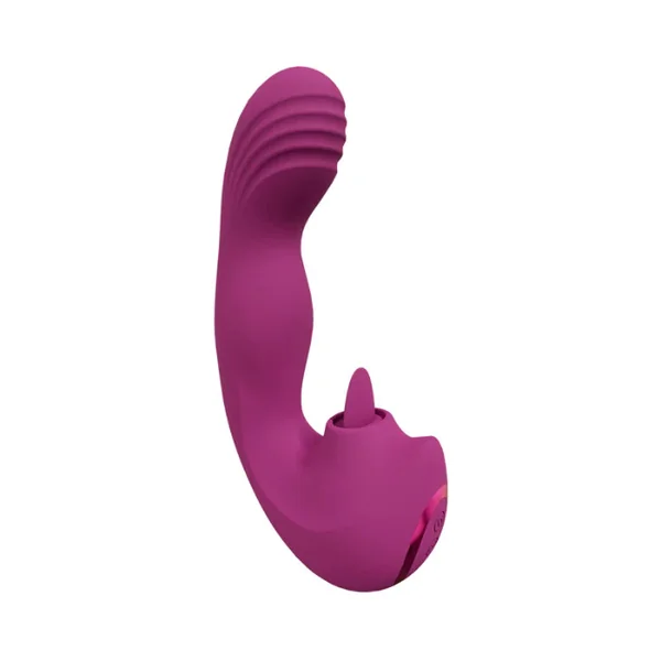 VIVE Yuki Rechargeable Triple Motor G-Spot Finger Come-Hither Motion Vibrator and Flickering Tongue Stimulator
