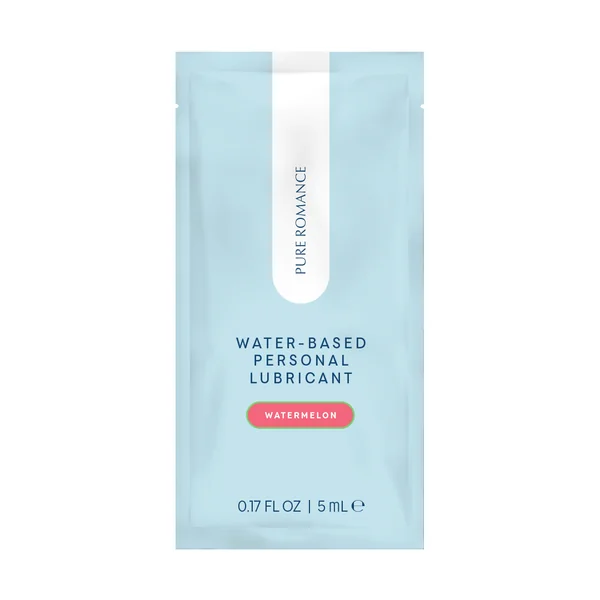 Water-Based Personal Lubricant - Watermelon - Foil Packs (10)