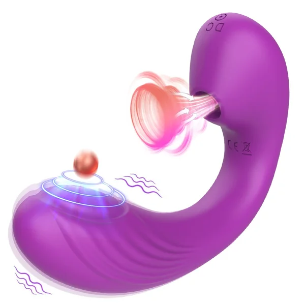 Wearable Suction Vibrator for Women – 7 Modes of Clitoral & G-Spot Stimulation | Waterproof & USB Rechargeable