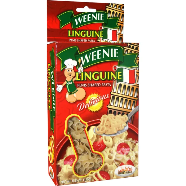 Weenie Linguini Penis Shaped Pasta 6.3 Ounce