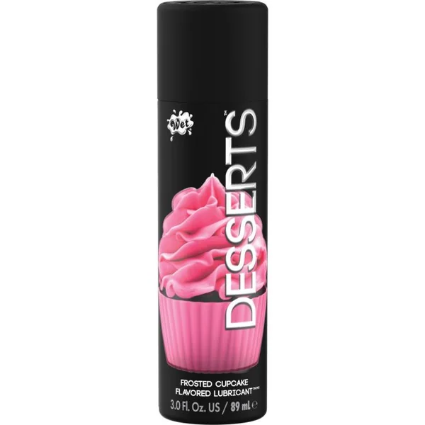 WET DESSERTS FLAVOURED LUBRICANT-3OZ-FROSTED CUPCAKE