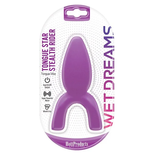 Wet Dreams Tongue Star Stealth Rider Vibe - Purple