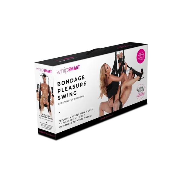 WhipSmart Bondage Pleasure Swing - Black