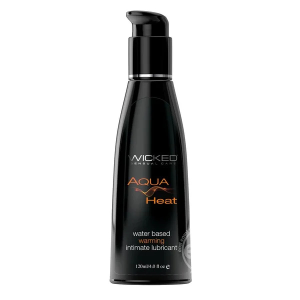 Wicked Aqua Heat Water Based Warming Lubricant 4oz