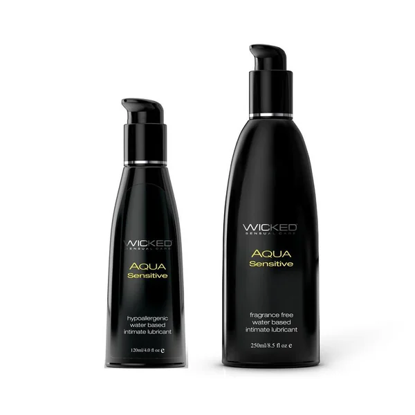 Wicked Aqua Sensitive Lubricant - 2 Sizes