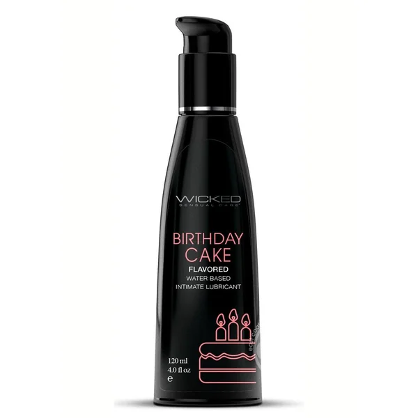 Wicked Aqua Water Based Flavored Lubricant Birthday Cake 4oz