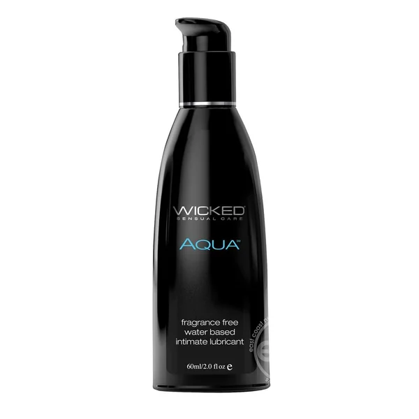 Wicked Aqua Water Based Lubricant Fragrance Free 2oz