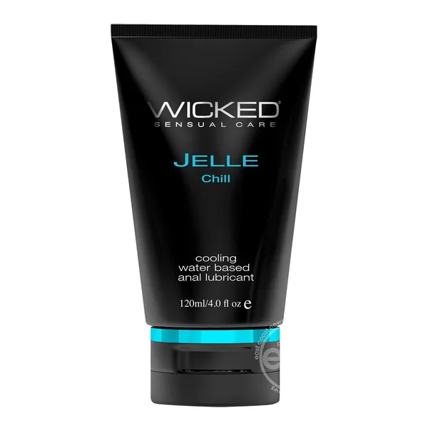 Wicked Jelle Chill Water Based Cooling Anal Gel 4oz