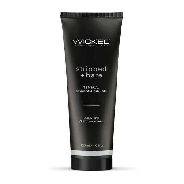 Wicked Sensual Care Massage Cream Stripped & Bare