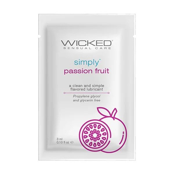 Wicked Sensual Care Simply Water Based Lubricant - .1 Oz