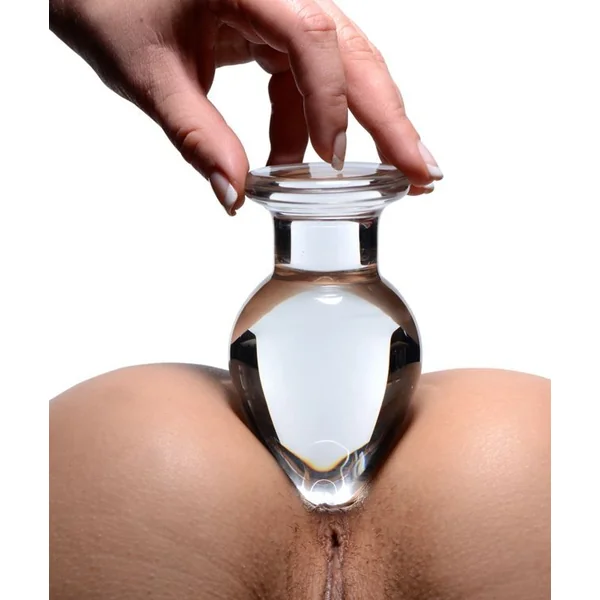 Wide Glass Butt Plug