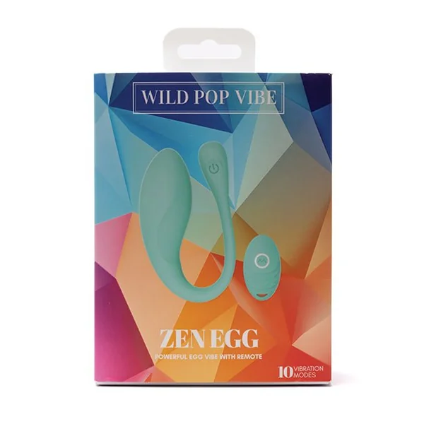 Wild Pop Vibe Zen Egg w/Remote - Aqua