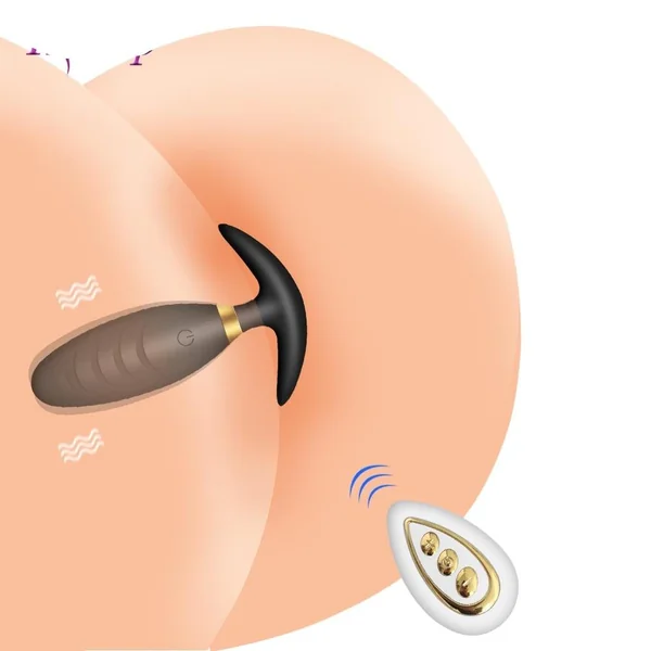 Wireless Anal Butt Plug Prostate Massager Adults Gay Product Mini Bullet Clitoris Stimulator Vibrator Sex Toys for Women Men