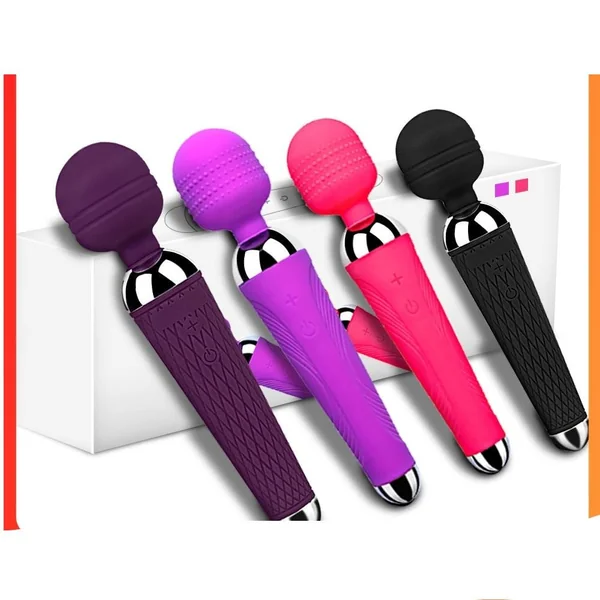 Wireless Dildos AV Vibrator Magic Wand for Women Clitoris Stimulator USB Rechargeable Massager Sex Toys for Muscle Adults