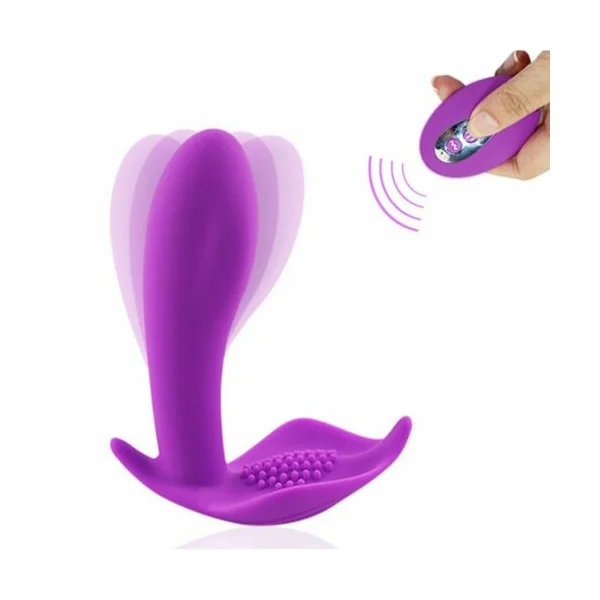 Wireless Remote Control Clit G-spot Vibrator Dildo