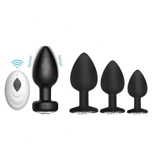 Wireless Remote Control Dildo Butt Plug