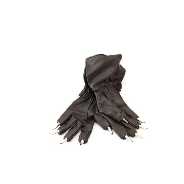 Wolfman Leather Claw Gloves, Stainless Steel Claws, Fit Guaranteed