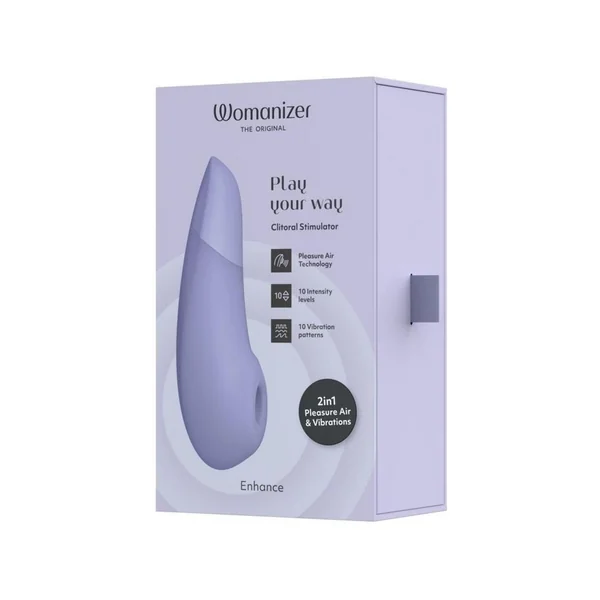 Womanizer Enhance Rechargeable Silicone Clitoral Stimulator - Lilac