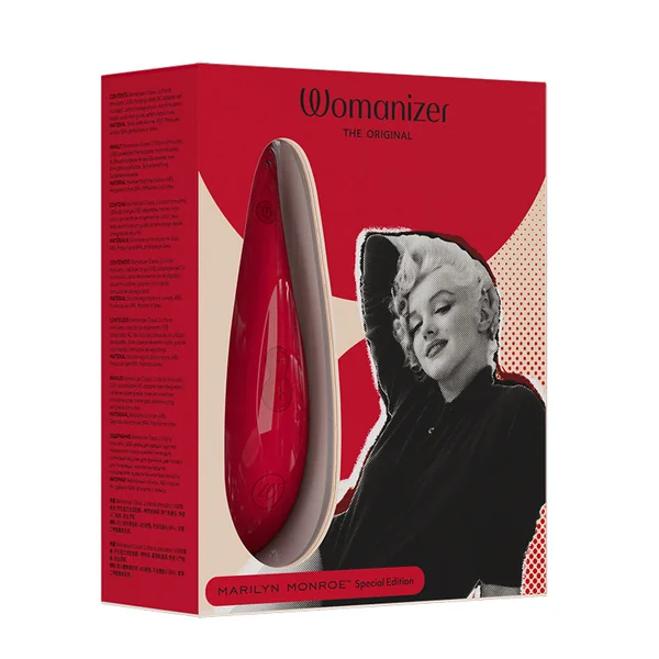 Womanizer Marilyn Monroe Special Edition Classic 2 Clitoral Vibrator Vivid Red