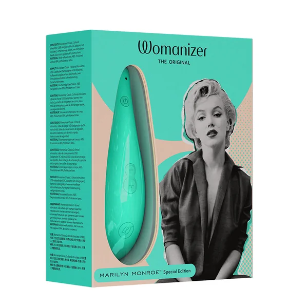 Womanizer Marilyn Monroe Special Edition Classic 2-Clitoral Vibrator Mint