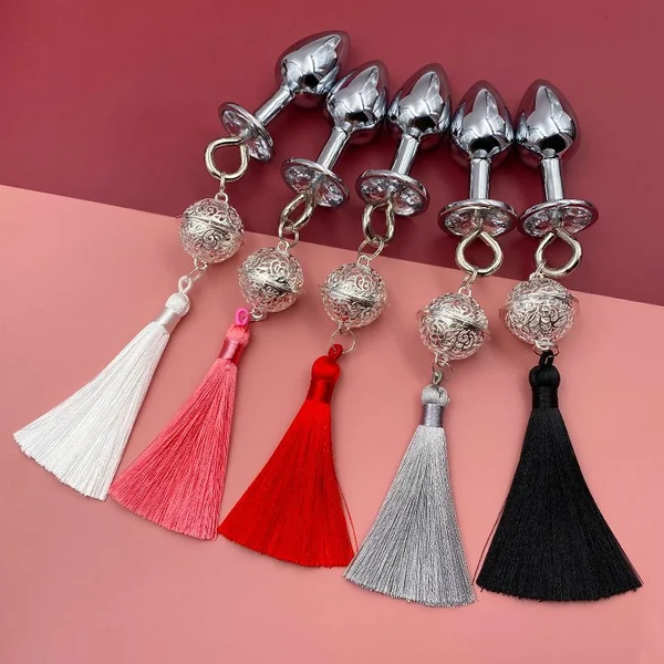 Women’s Back Bell Metal Butt Plug Sexy Sex Product