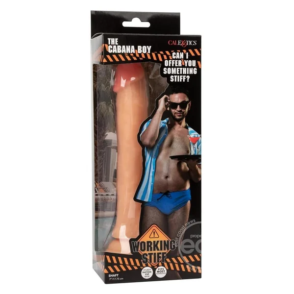 Working Stiff The Cabana Boy Realistic Posable Dildo with Suction Cup - Vanilla