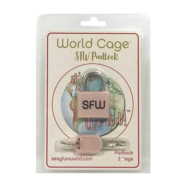 World Cage Sfw Padlock W/2 Keys