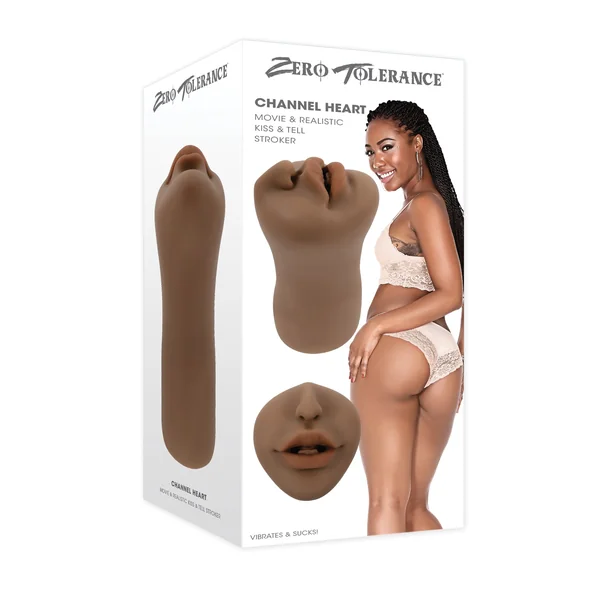 Zero Tolerance Channel Heart Movie & Realistic Kiss & Tell Stroker