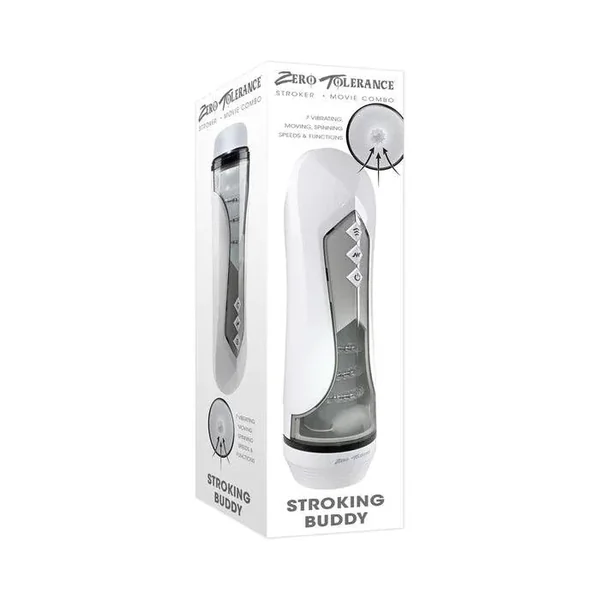 Zero Tolerance - Rechargeable Stroking Buddy - White