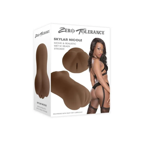 Zero Tolerance Skyler Nicole Movie & Realistic Wet n' Ready Pussy Stroker - Chocolate
