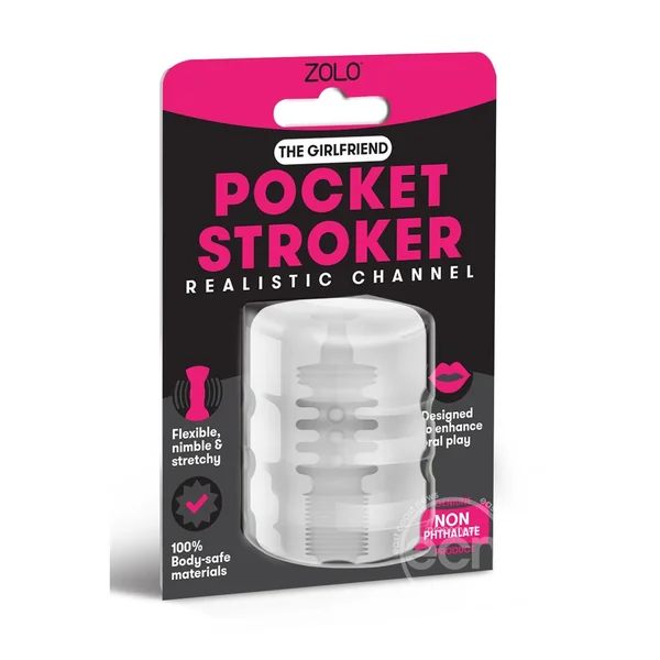ZOLO Girlfriend Pocket Stoker Channel Texture - Clear