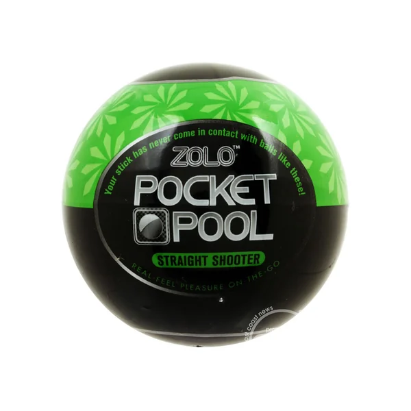 ZOLO Pocket Pool Straight Shooter Masturbator Sleeve - Green