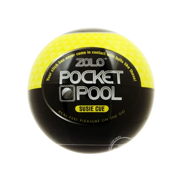ZOLO Pocket Pool Susie Cue Masturbator Sleeve - Yellow