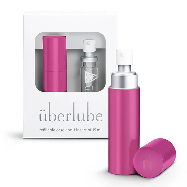 Überlube Good-To-Go Travel Spray 15 ml – Pink